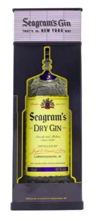 Ginebra Seagram's con lata 70 cl