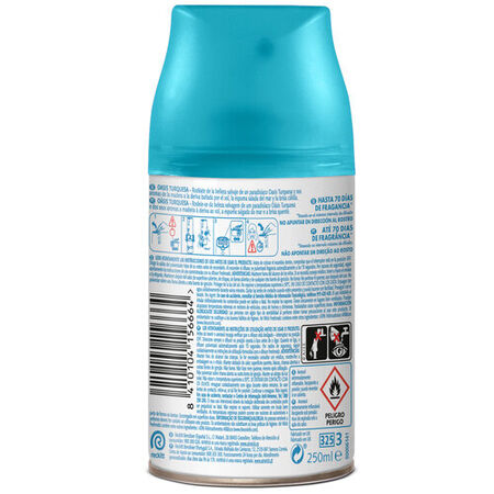 Ambientador Airwick fresh 250ml recambio oasis turquesa