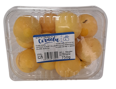 Ciruela amarilla bandeja 750g