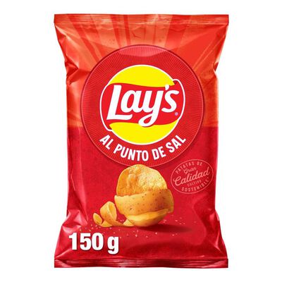 Patatas Fritas Al Punto de Sal Lay's 150g
