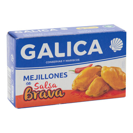 Mejillón en salsa brava Galica 65g 13/18