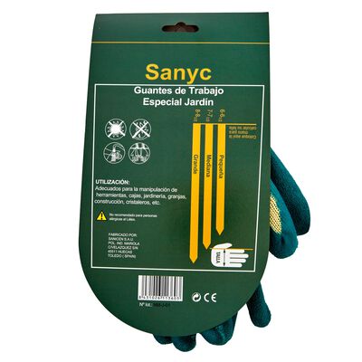 Guantes de jardiner&iacute;a Sanicen talla peque&ntilde;a