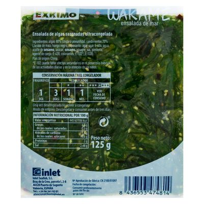 Wakame Exkimo 125g ensalada de mar