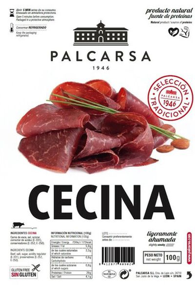 Cecina Palcarsa Lonchas 100 G