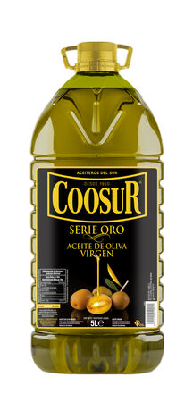 Aceite de oliva virgen serie oro Coosur con capacidad de 5 litros