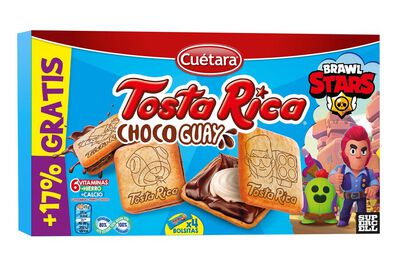 Galletas de chocolate rellenas Chocoguay Tostarica 144 gr + 24g