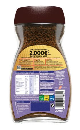 Caf&eacute; soluble natural con magnesio Nescaf&eacute; Vitalissimo 200g