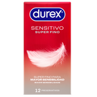 Preservativos Durex 12 uds sensitivo contacto total super finos