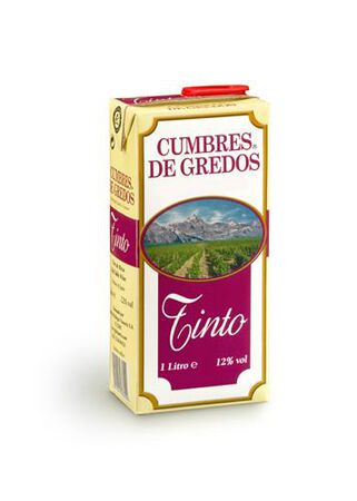 Vino tinto Cumbres de Gredos brik 1l