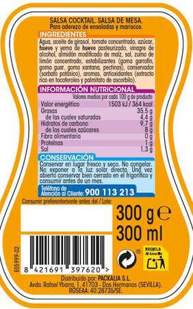Salsa cocktail Alipende 300ml