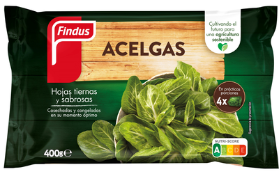 Acelgas en hojas Findus 400g
