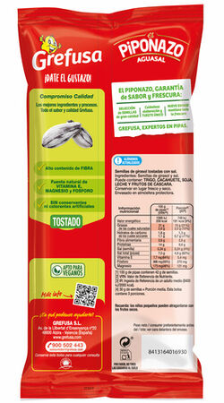 Piponazo Grefusa 195g aguasal