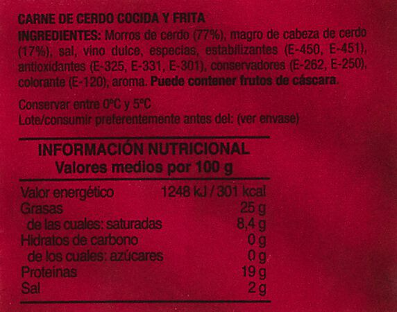 Chicharrón frito Frial
