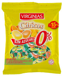 Caramelos sin azúcar Virginias 110g cítrico