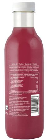 Zumo 100% Exprimido refrigerado Summun 750ml Frutos Rojos