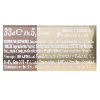 Cerveza tostada Adlerbrau lata 33cl