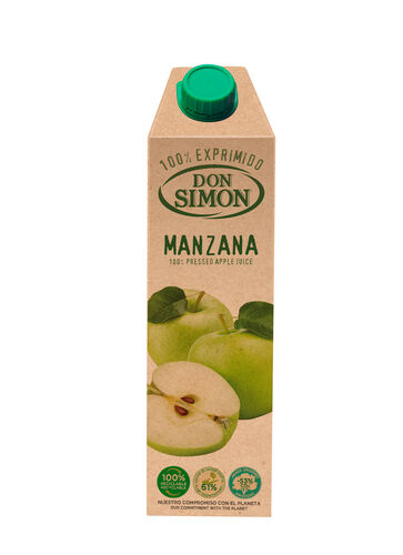 Zumo de manzana 100% exprimido Don Simón 1l