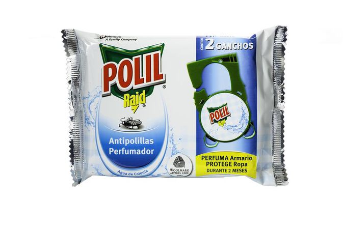 Antipolillas gancho Polil pack 2 agua colonia