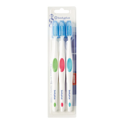 Cepillo Dental Bodyplus Pack-3 Medio