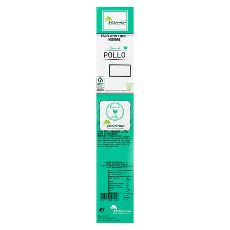 Escalopín de pollo a las finas hierbas Avinatur 350g aproximadamente