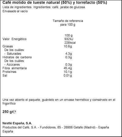 Caf&eacute; molido La Estrella mezcla 250g
