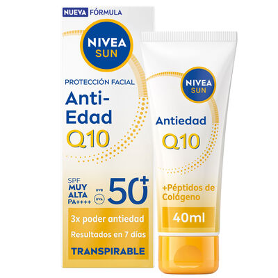 Crema solar facial factor 50 antiedad Nivea 40ml