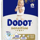 Pa&ntilde;al sensitive con alta absorci&oacute;n Dodot 37 unidades talla 6 m&aacute;s de 13 kg