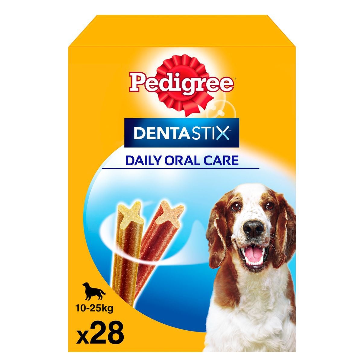 Snack higiene dental perro Dentastix mediano 28 unidades