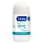 Desodorante roll-on Sanex Zero% Extra Control protección 48h 50ml