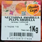 Nectarina bandeja 1Kg