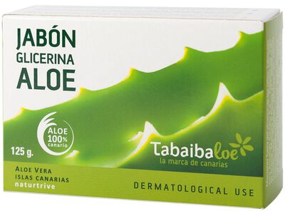 Jabón Glicerina Tabaibaloe 125 gr Aloe Vera