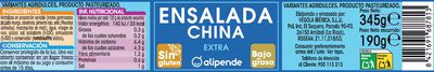 Ensalada china sin gluten Alipende 190g