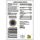 Jam&oacute;n serrano reserva Campodulce 230g