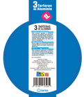 Tartera de aluminio Lanta 1l pack 3