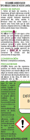 Ambientador tipo mikado recambio Lanta 50ml dama de noche