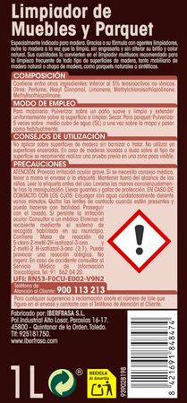 Limpiador muebles Lanta 1l pistola