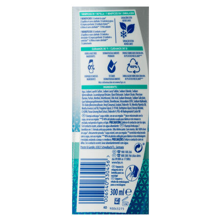 Champú men H&S 300ml 7 beneficios en 1 ultra refrescante