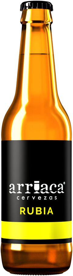Cerveza rubia artesana Arriaca botella 33cl