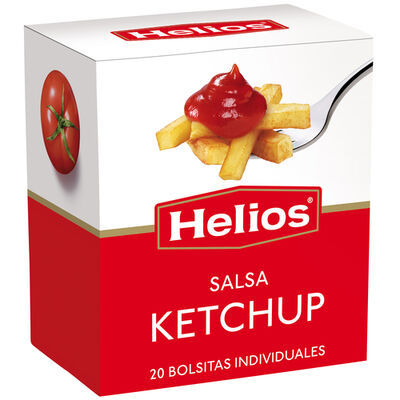 Ketchup Helios 20 bolsitas individuales