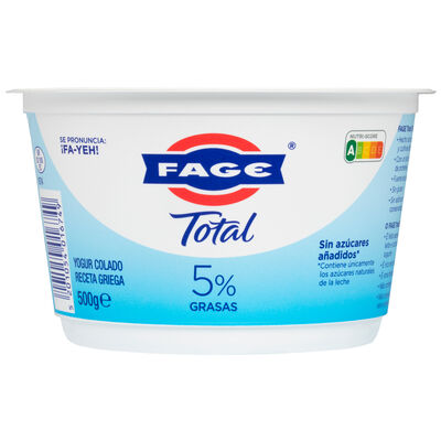 Yogur colado griego Fage 5%M.G 500 gr