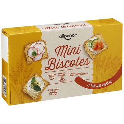 Mini biscotes Alipende 120g