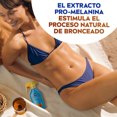 Crema solar pistola Nivea 250ml factor de protecci&oacute;n 30 protege & broncea