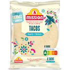 Tortilla de ma&iacute;z-trigo tacos mission 200g