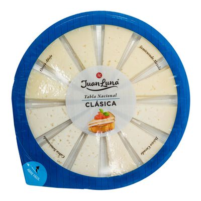 Tabla de quesos nacional clásica Juan Luna 12 piezas 240g