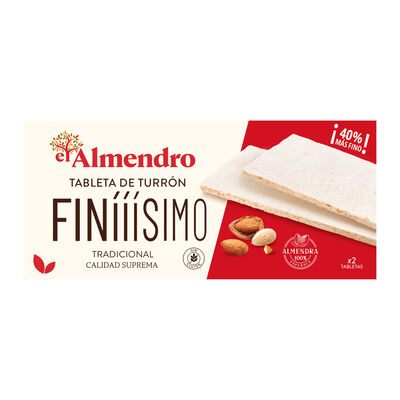 Turr&oacute;n duro finiiisimo Almendro 160g