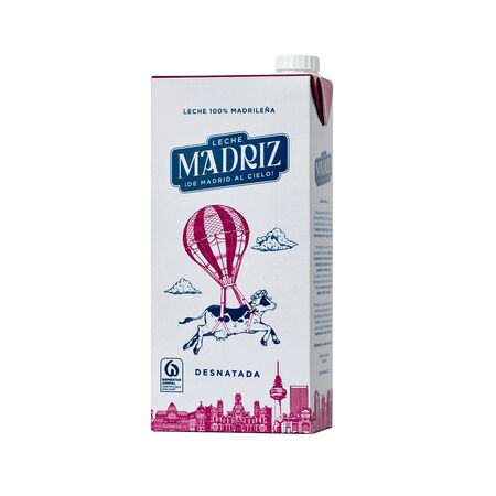 Leche Madriz UHT desnatada 1L