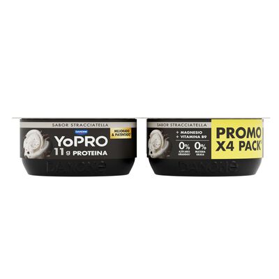 Yopro Proteína Danone Pack 4 Stracciatella