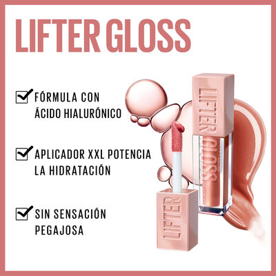 Maquillaje Brillo De Labios Maybelline Lifter Gloss Reef+ Ácido Hyalurónico 006