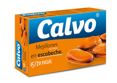 Mejillones en escabeche Calvo 15/20 69g