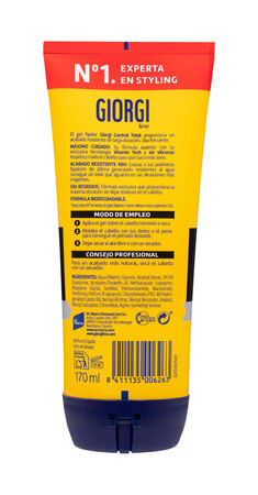 Gel fijador Giorgi cabello 170 ml control total